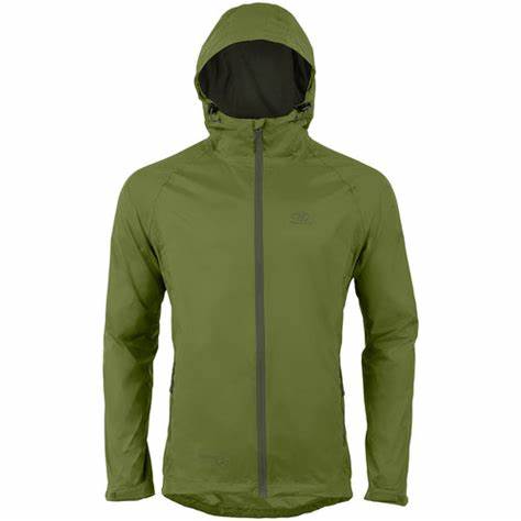 Stow & Go Packaway Waterproof Jacket-Olive